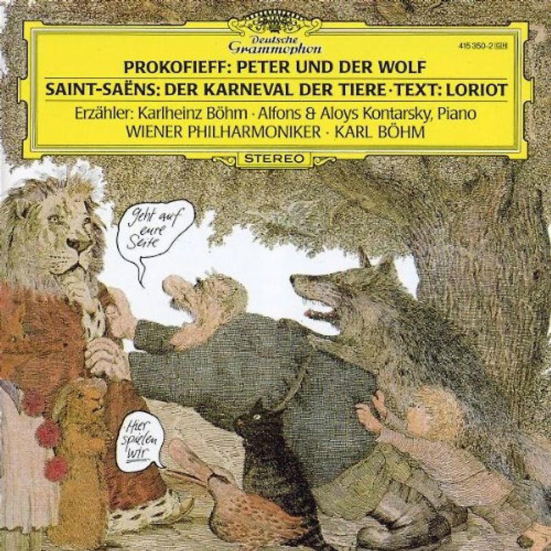 Karl Böhm & das Wiener Philharmoniker: Prokofieff - Peter und der Wolf / Saint-Saens - Der Karneval der Tiere