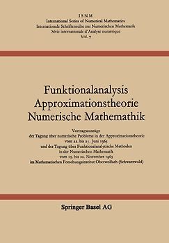 Funktionalanalysis Approximationstheorie Numerische Mathematik