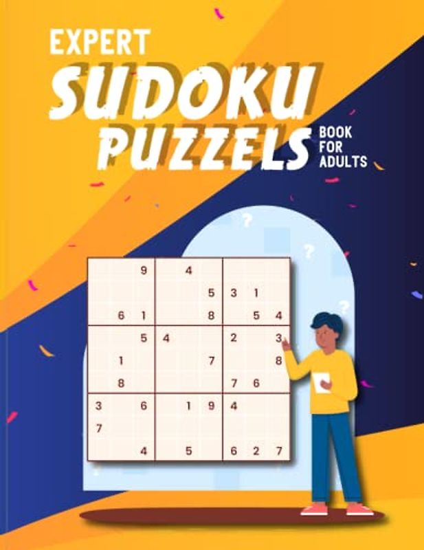Expert Sudoku Puzzles Book for Adults: Expert And Master Level Sudoku Puzzle Book | Best Activity Book For Sudoku Experts And Seniors With Solution ... Collection For Adults To Keep Brain Sharp