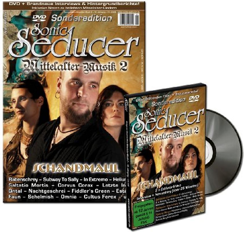 Sonic Seducer: Mittelalter-Musik 2 - Interviews von Schandmaul, Subway To Sally, Letzte Instanz, Fiddler's Green u.v.m. - Sonic Seducer [Sonderedition, Inkl. DVD]