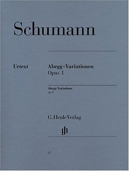 Abegg-Variationen op. 1, Klavier