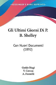 Gli Ultimi Giorni Di P. B. Shelley