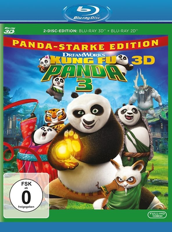 Kung Fu Panda 3 (3D) (Blu-ray 3D+Blu-ray)... 3D Blu-ray Disc