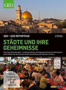 360 Grad - GEO Reportage - Städte und ihre Geheimnisse [2 DVDs] DVD