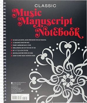 Music Manuscript Notebook (Classic)