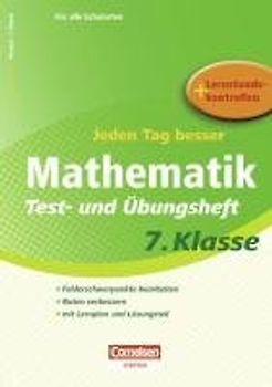 Jeden Tag besser - Mathematik Test- und Übungsheft 7. Klasse