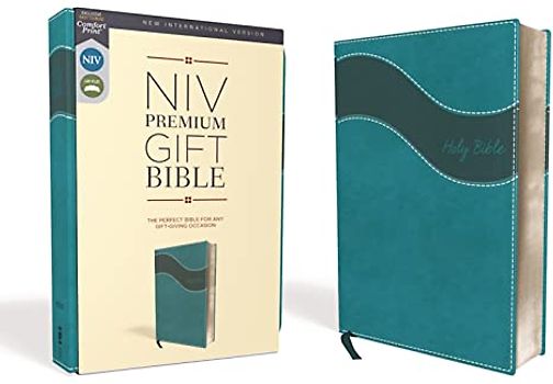 NIV, Premium Gift Bible, Leathersoft, Teal, Red Letter, Comfort Print: The Perfect Bible for Any Gift-Giving Occasion