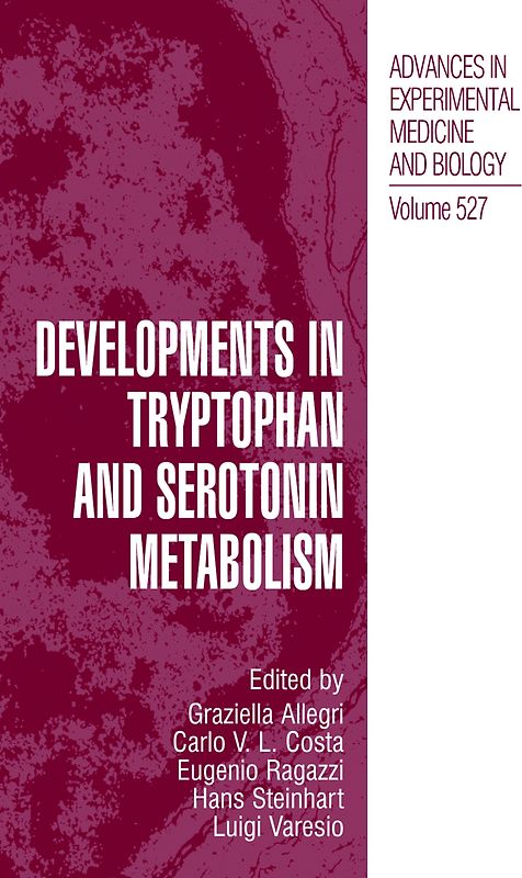 Developments in Tryptophan and Serotonin Metabolism