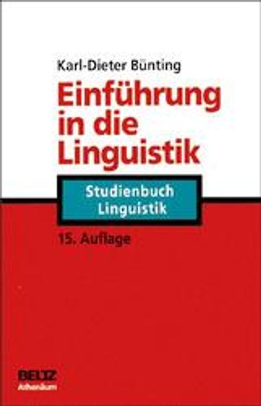 Einführung in die Linguistik
