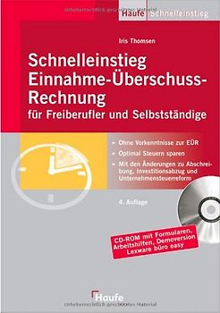 Schnelleinstieg Einnahme-Überschussrechnung für Freiberufler und Selbstständige