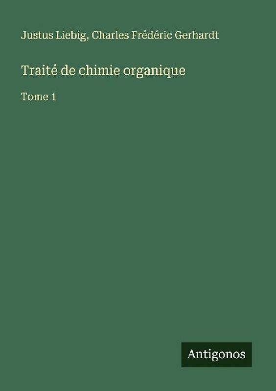 Traité de chimie organique