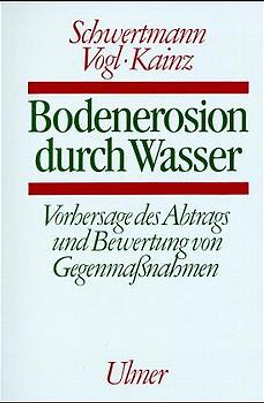 Bodenerosion durch Wasser