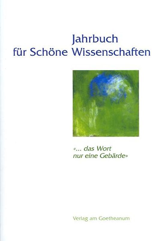 Jahrbuch für Schöne Wissenschaften Bd. 2