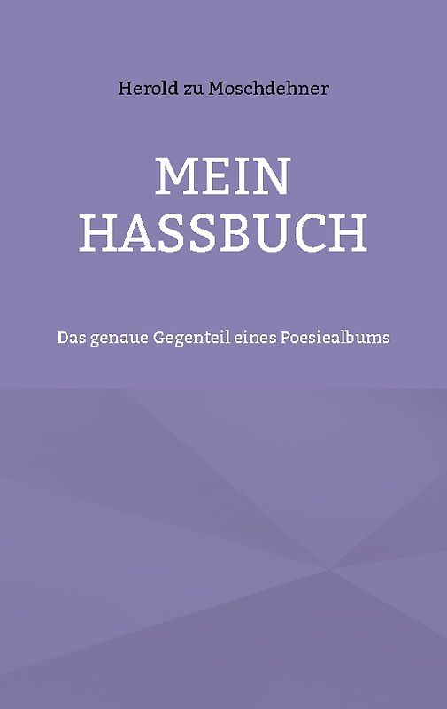 Mein Hassbuch