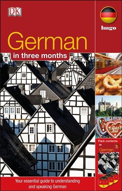 German In 3 Months (Hugo in 3 Months CD Language Course) - DK