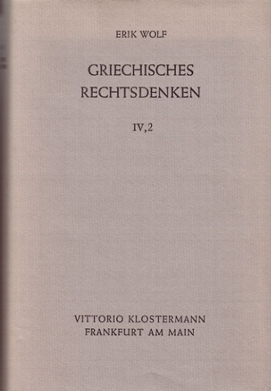 Griechisches Rechtsdenken