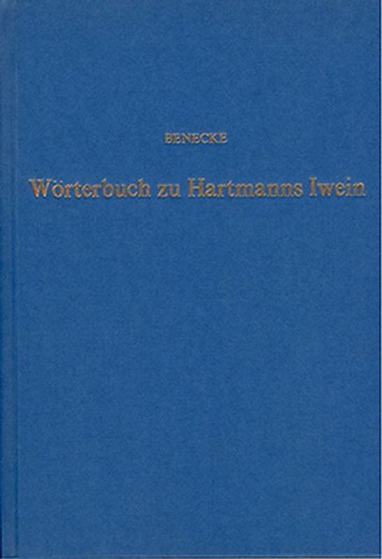 Wörterbuch zu Hartmanns Iwein. (Sändig Reprint)