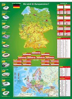 Fußballposter 2024 - Wer wird Europameister?