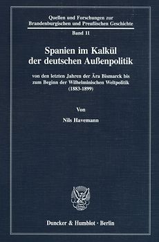 Spanien im Kalkül der deutschen Außenpolitik