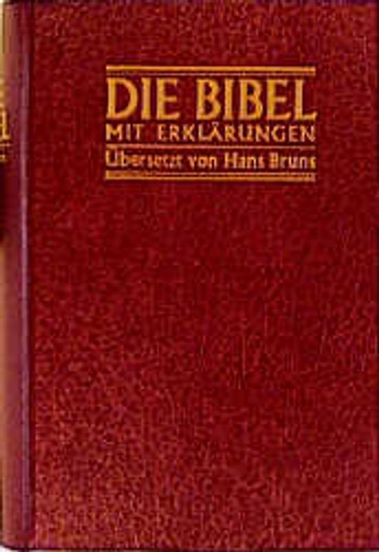 Die Bibel mit Erklärungen