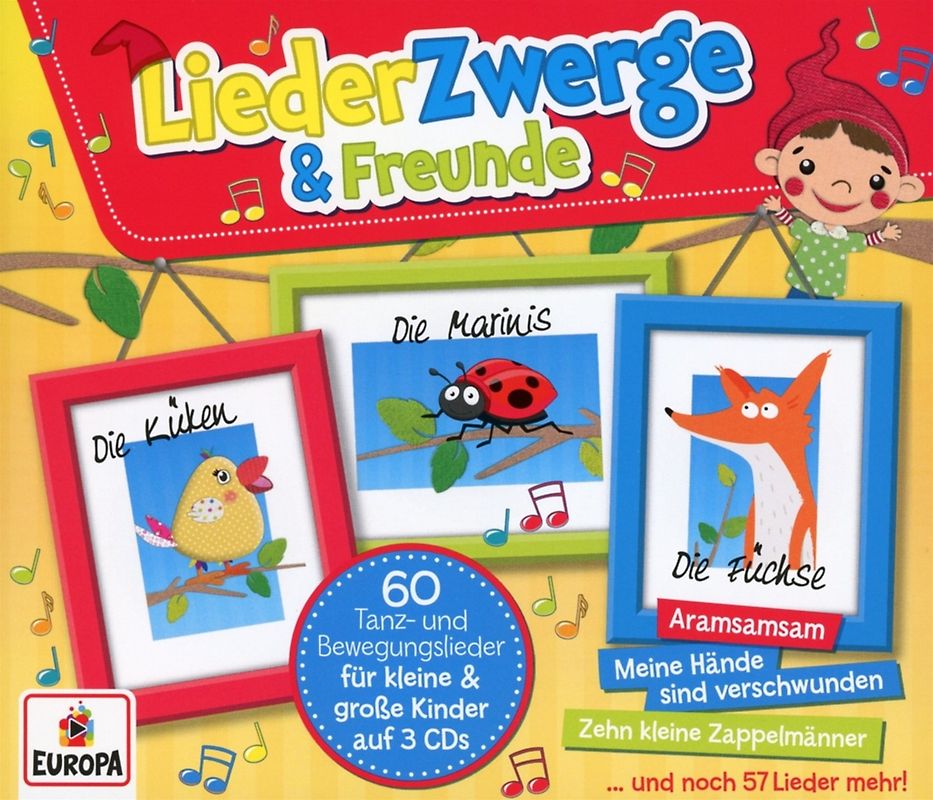 Liederzwerge und Freunde (3er-Box)