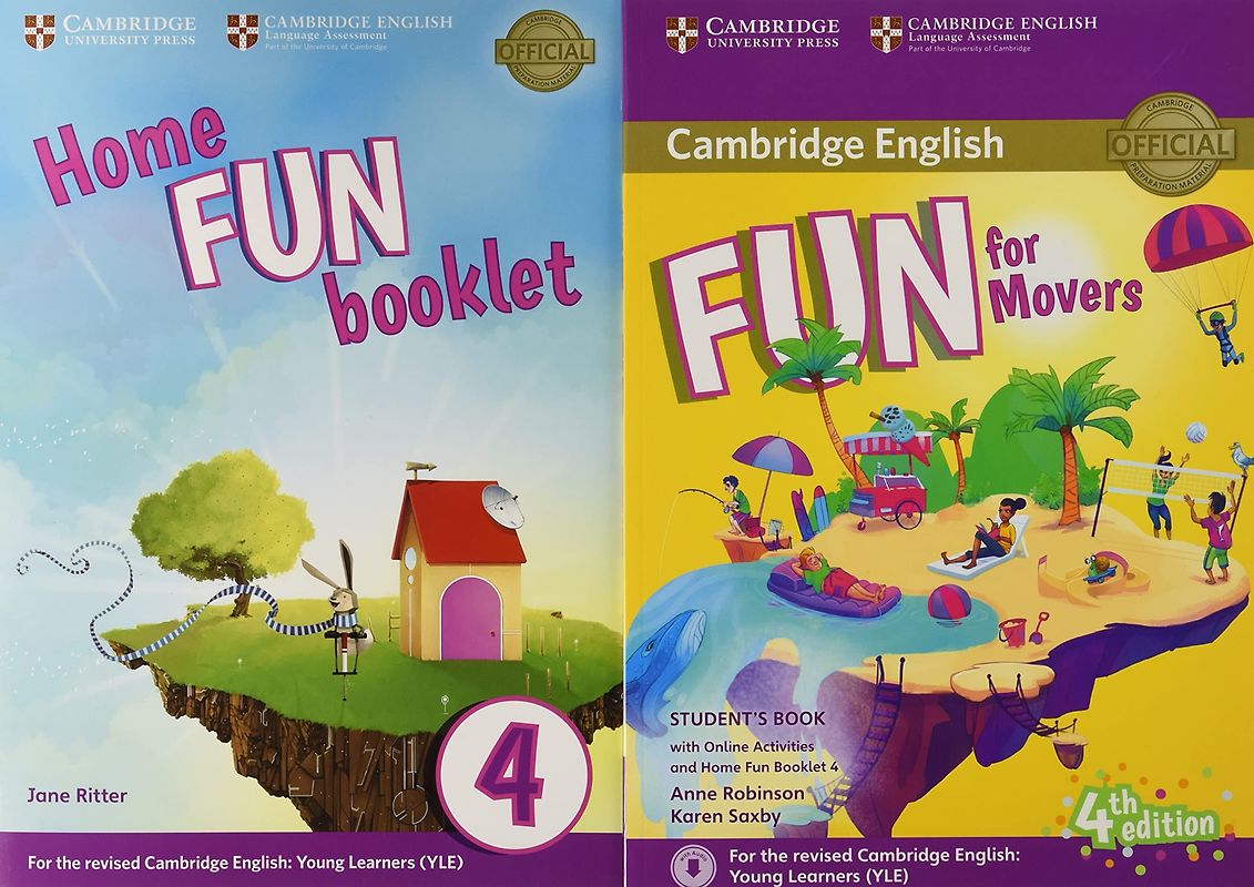 Fun for Movers Student's Book with Online Activities with Audio and Home Fun Booklet 4 (4th edition)