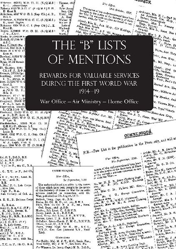 THE "B" LISTS OF MENTIONS