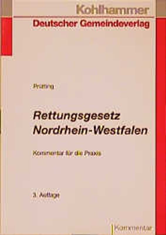 Rettungsgesetz Nordrhein-Westfalen