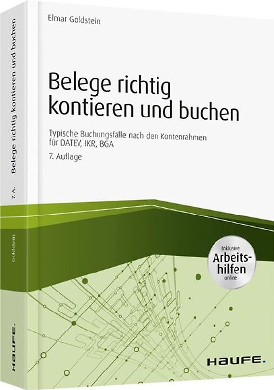 Belege richtig kontieren und buchen - inkl. Arbeitshilfen online
