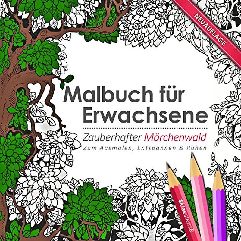 Kleestern Malbuch für Erwachsene