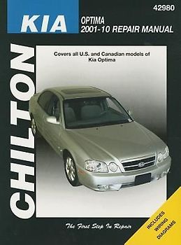 Chilton's Kia Optima 2001-10 Repair Manual