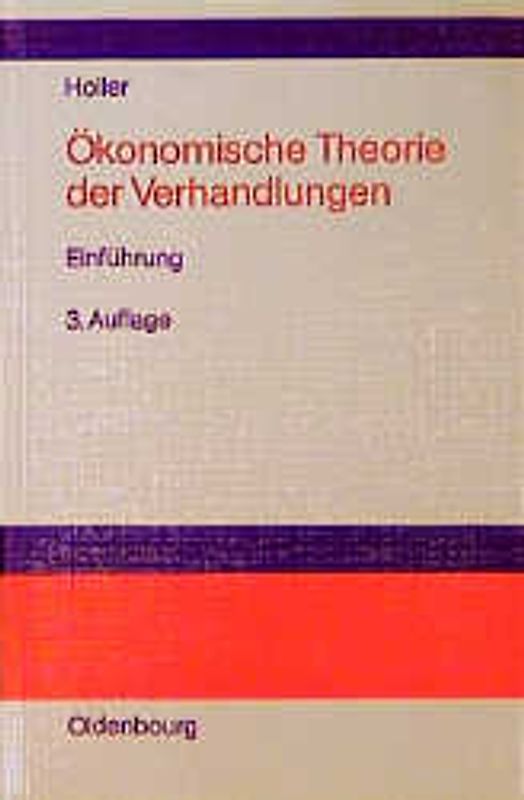 Ökonomische Theorie der Verhandlungen