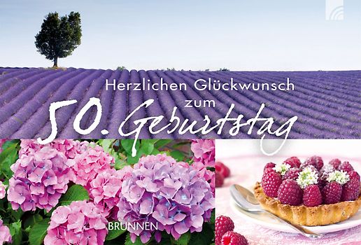 Herzlichen Glückwunsch zum 50. Geburtstag
