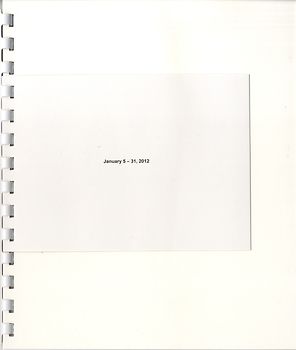 January 5 - 31, 2012