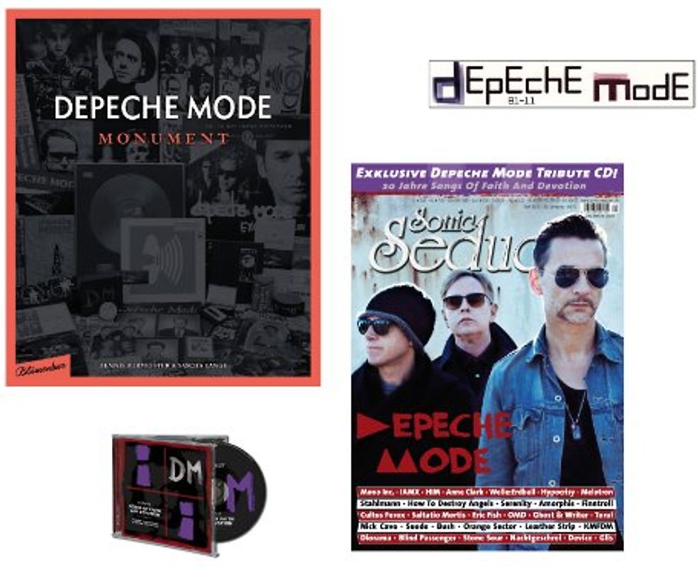 Limitiertes Bundle, inkl. Depeche Mode: Monument + Sonic Seducer 04-13 + exkl. Depeche Mode Tribute CD + Sticker - Sascha Lange