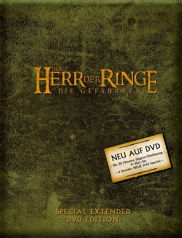 Der Herr der Ringe: Die Gefährten [Special Extended Edition] DVD