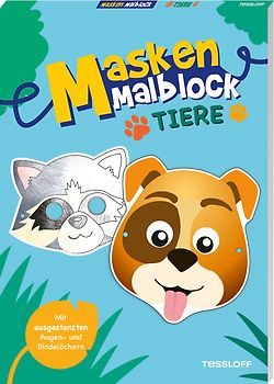 Masken-Malblock.Tiere