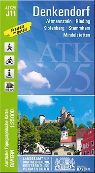 ATK25-J11 Denkendorf (Amtliche Topographische Karte 1:25000)