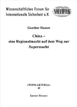 China - eine Regionalmacht auf dem Weg zur Supermacht