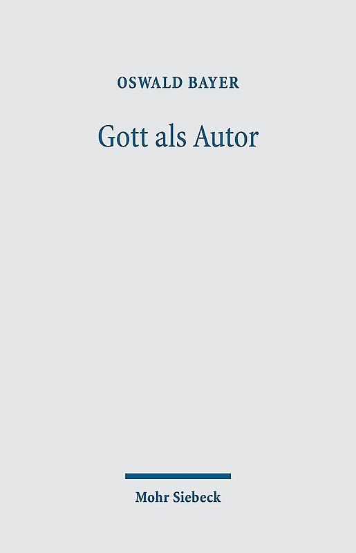 Gott als Autor