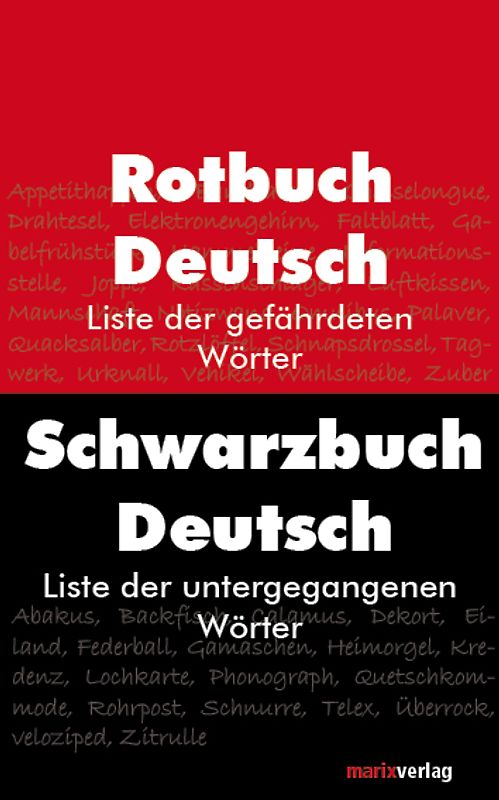 Rotbuch Deutsch Schwarzbuch Deutsch