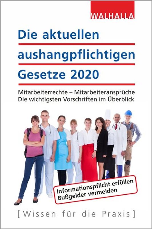 Die aktuellen aushangpflichtigen Gesetze 2020