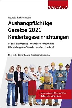 Aushangpflichtige Gesetze 2021 Kindertageseinrichtungen