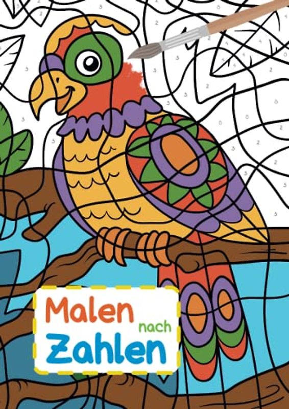 Malen nach Zahlen: Viele tolle Motive zum Ausmalen mit vorgedruckten Farbpaletten