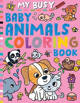 My Busy Baby Animals Coloring Book
