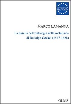La nascita dell'ontologia nella metafisica di Rudolph Göckel (1547-1628)