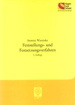 Feststellungs- und Festsetzungsverfahren