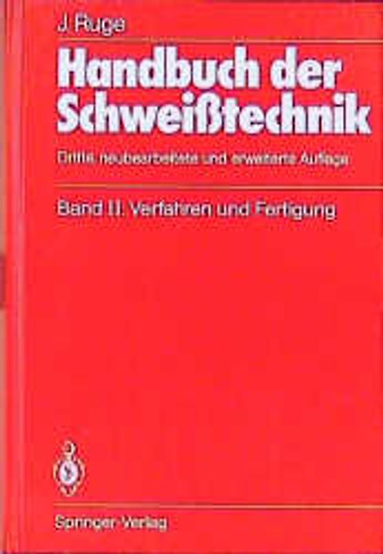 Handbuch der Schweißtechnik