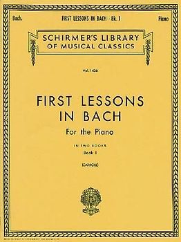 First Lessons in Bach - Book 1