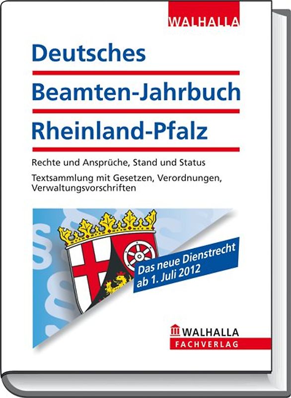 Deutsches Beamten-Jahrbuch Rheinland-Pfalz Taschenausgabe 2012